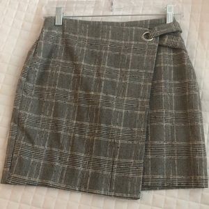Mini grid skirt